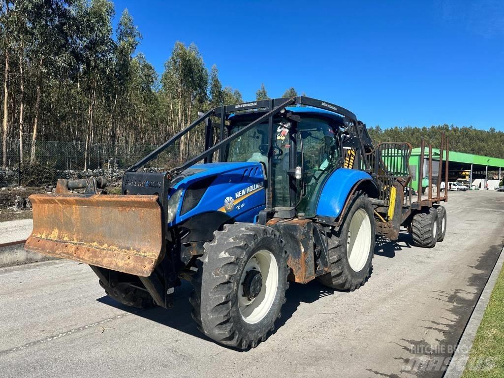 New Holland T 6.180 원목 포워더