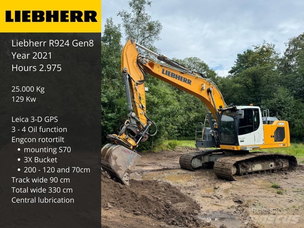 Liebherr R 924 대형 굴삭기 29톤 이상
