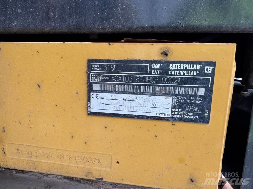 CAT 318 FL 대형 굴삭기 29톤 이상