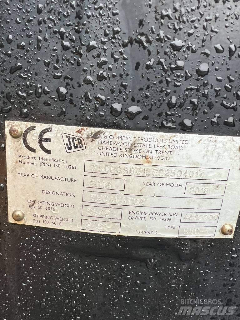 JCB 86 C-1 eco 중형굴삭기 7톤-28톤