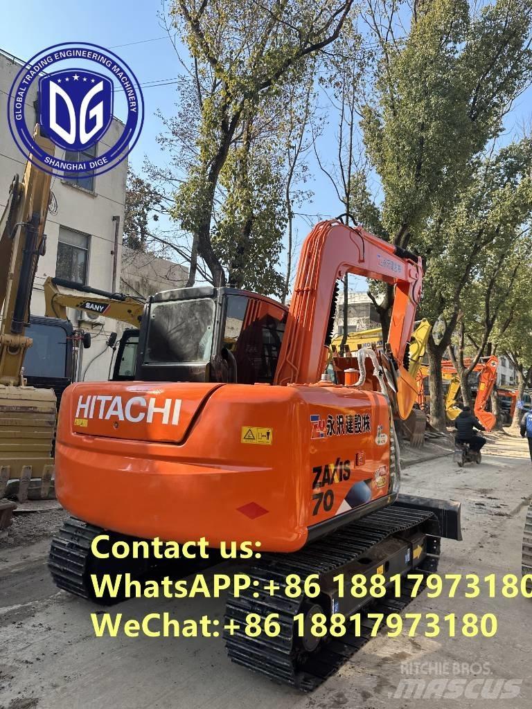 Hitachi ZX 70 소형 굴삭기 7톤 미만