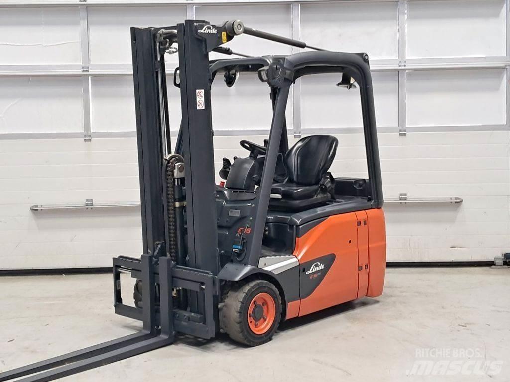 Linde E16-02 전동 지게차