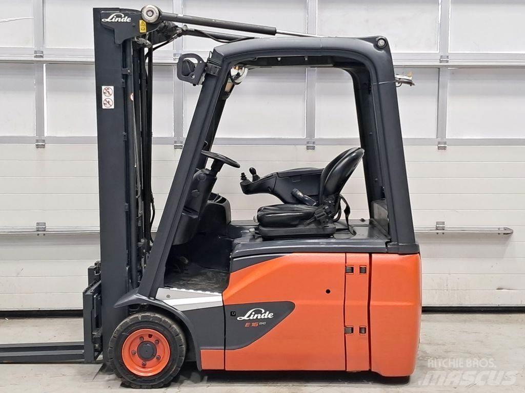 Linde E16-02 전동 지게차