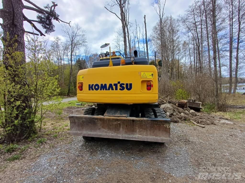Komatsu PW 160-7E0  휠 굴삭기