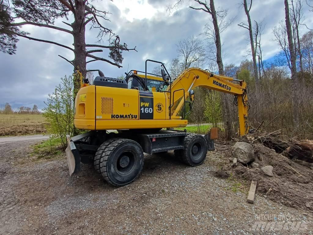 Komatsu PW 160-7E0  휠 굴삭기