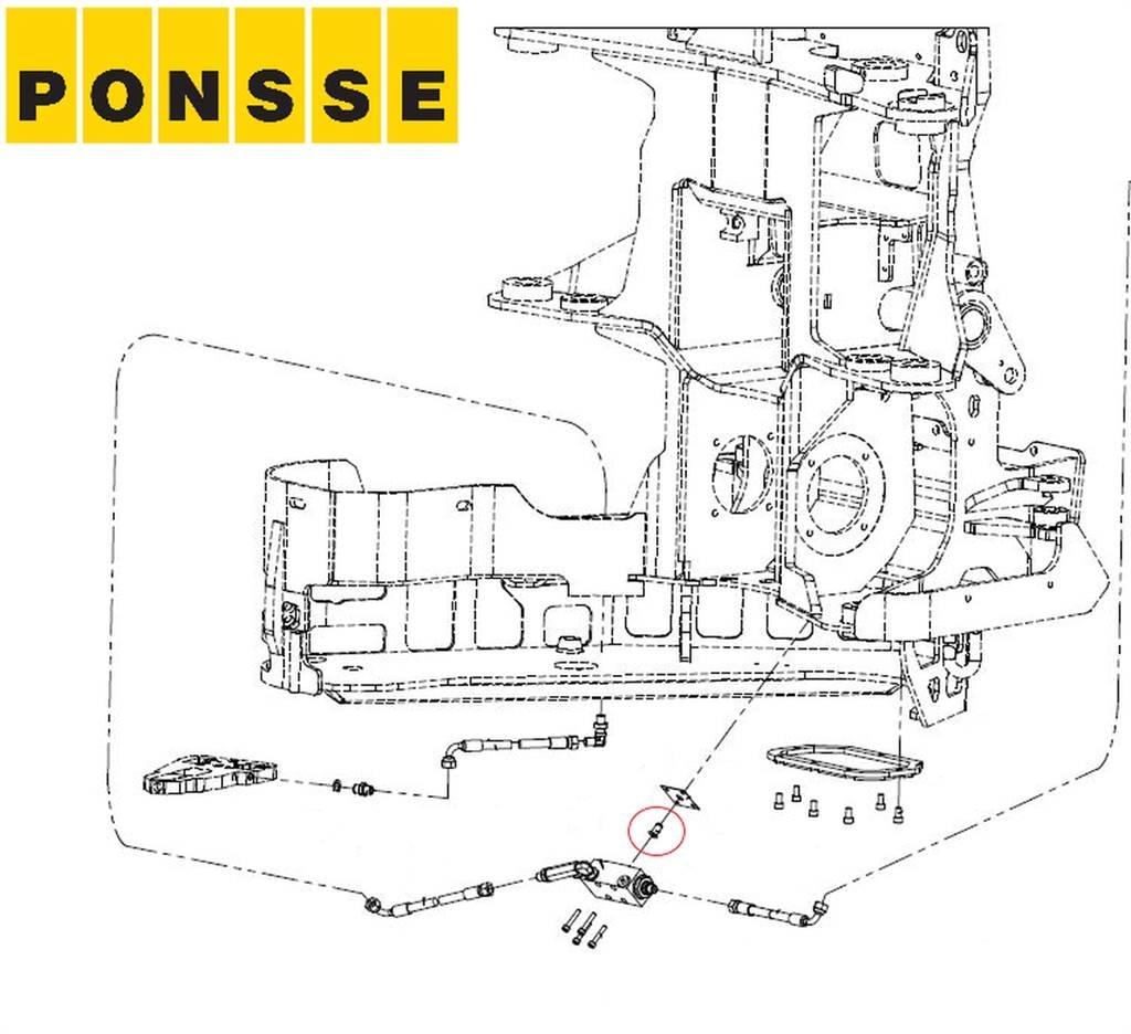 Ponsse 0057916 유압식 기계