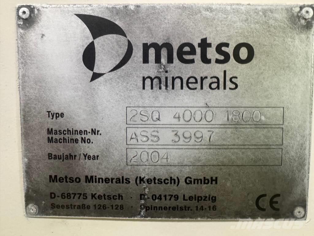 Metso 2SQ 4000 1800 스크리너