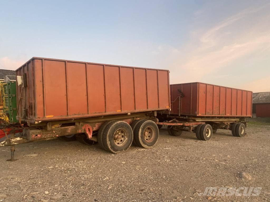 Scania vogntræk 티퍼 트레일러