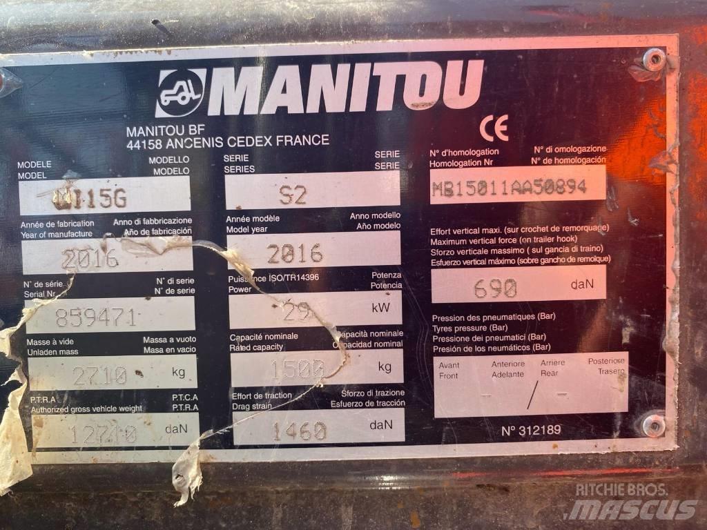 Manitou MI 15 G LPG 지게차