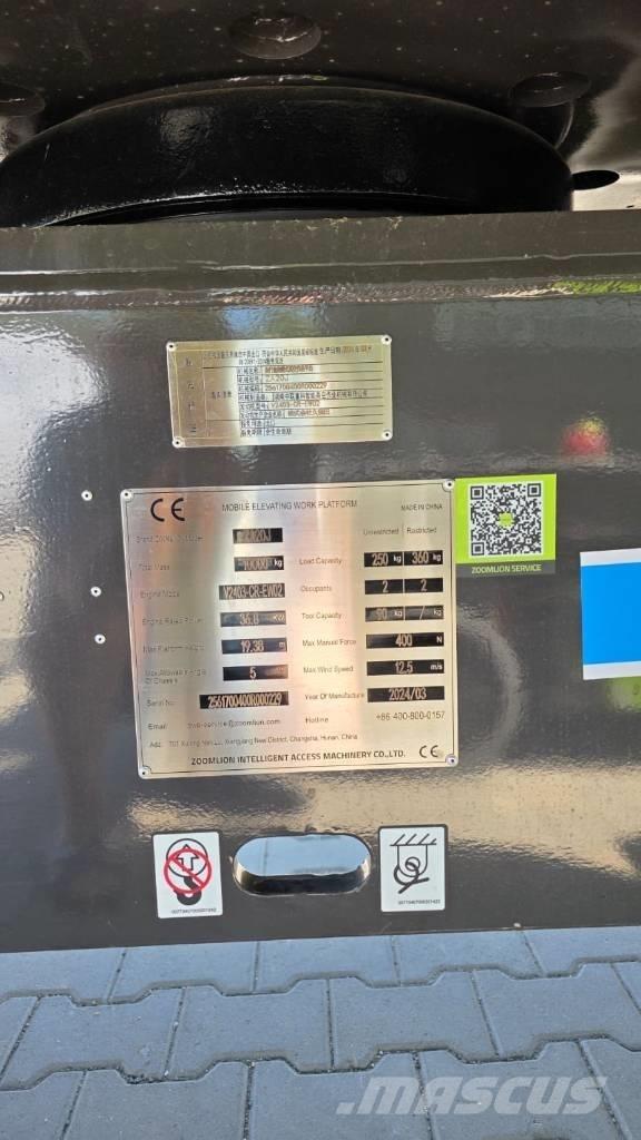 Zoomlion ZA 20 J 관절형 전동이동 리프트