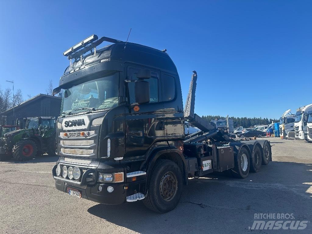 Scania R560 훅 리프트 트럭