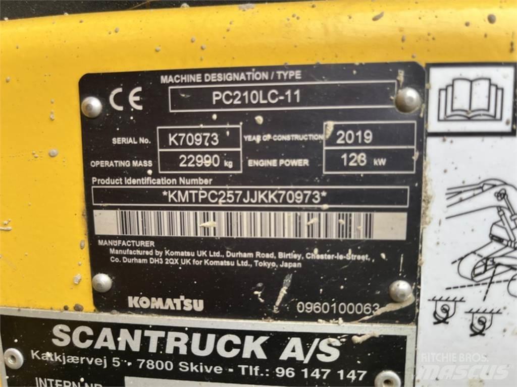Komatsu PC210LC-11 대형 굴삭기 29톤 이상