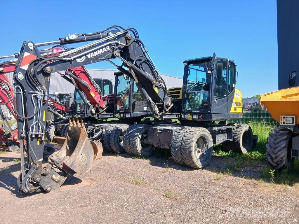Yanmar B 110 W  휠 굴삭기