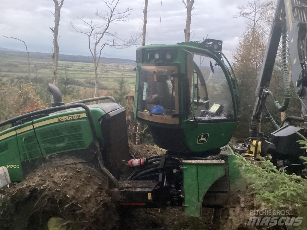 John Deere 1470G 원목 하베스터