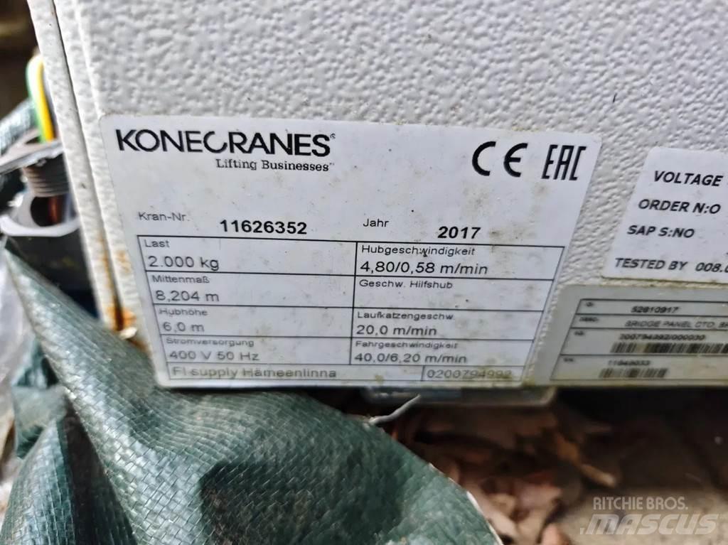 Konecranes 2 Ton 천장 주행용 기중기 및 갠트리 크레인