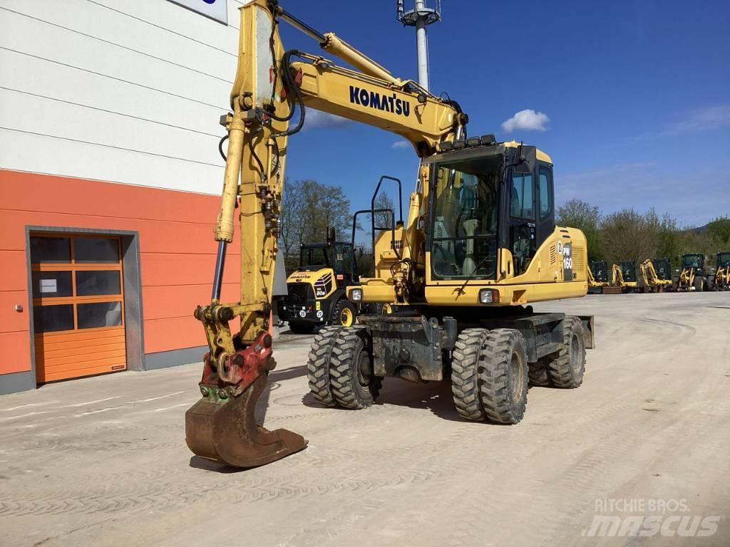 Komatsu PW 160-7E0  휠 굴삭기