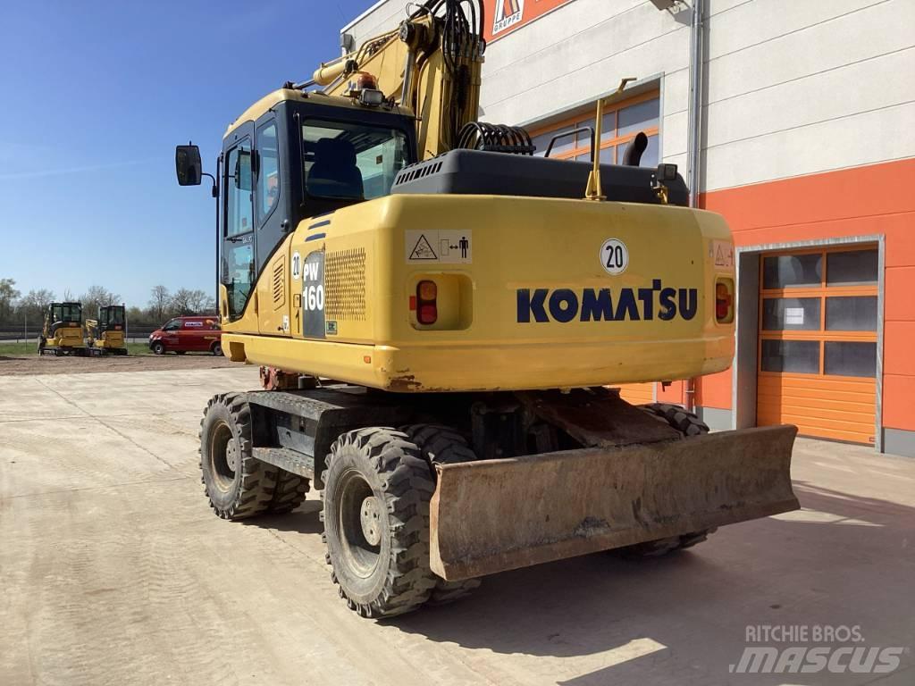 Komatsu PW 160-7E0  휠 굴삭기