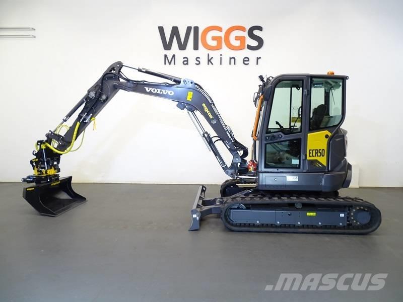 Volvo ECR50F 소형 굴삭기 7톤 미만