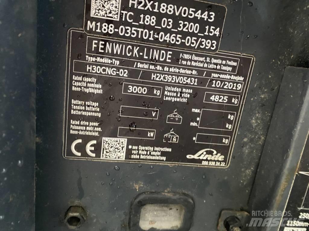 Linde H30CNG-02 LPG 지게차