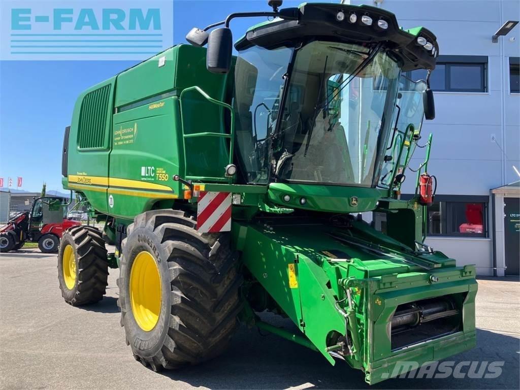 John Deere T550 HM 콤바인 수확기