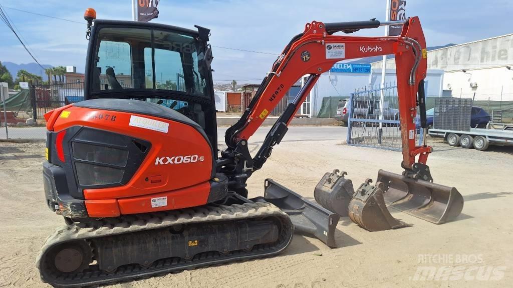 Kubota KX 060-5 소형 굴삭기 7톤 미만