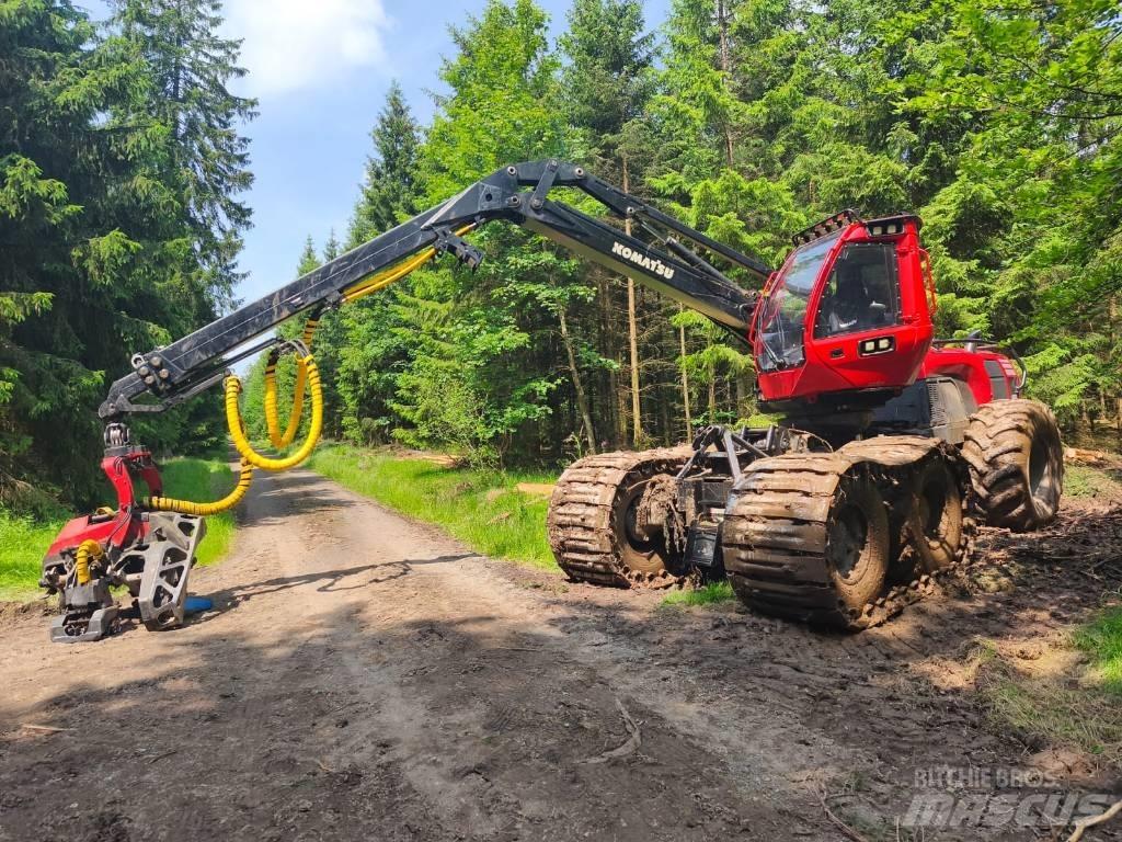 Komatsu 951 원목 하베스터