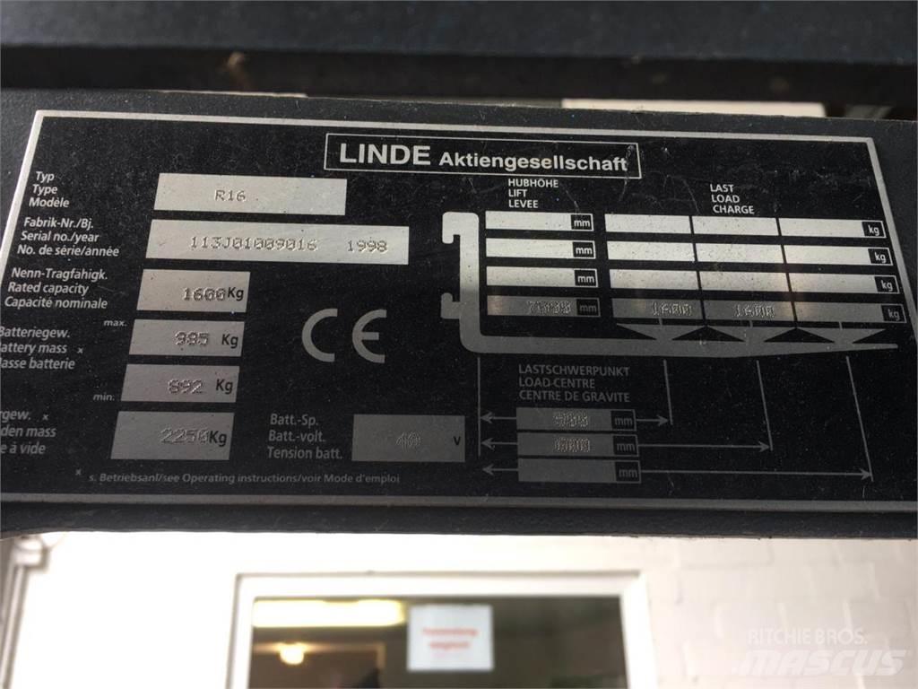 Linde R16 그 외 지게차