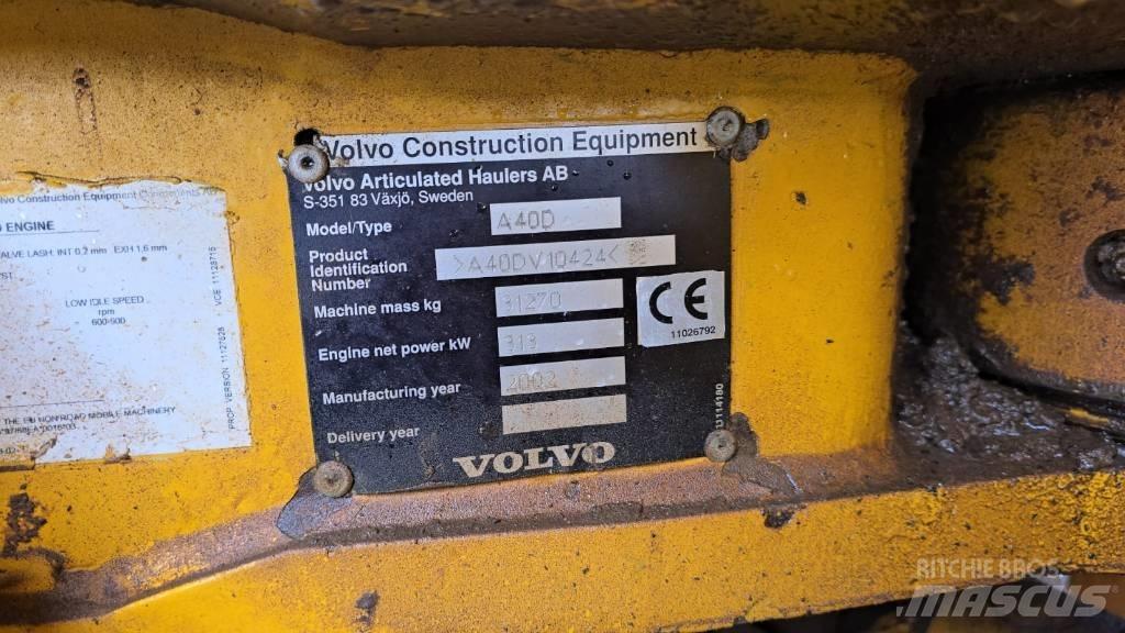 Volvo A 40 D 연결식 홀러