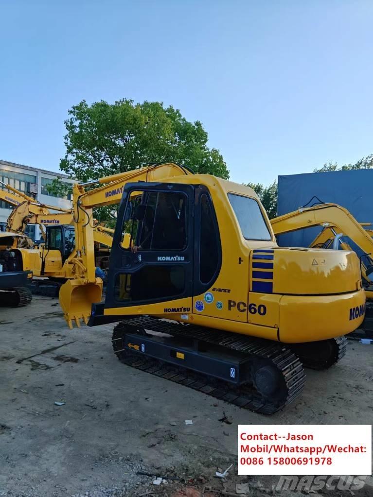 Komatsu PC 60 소형 굴삭기 7톤 미만