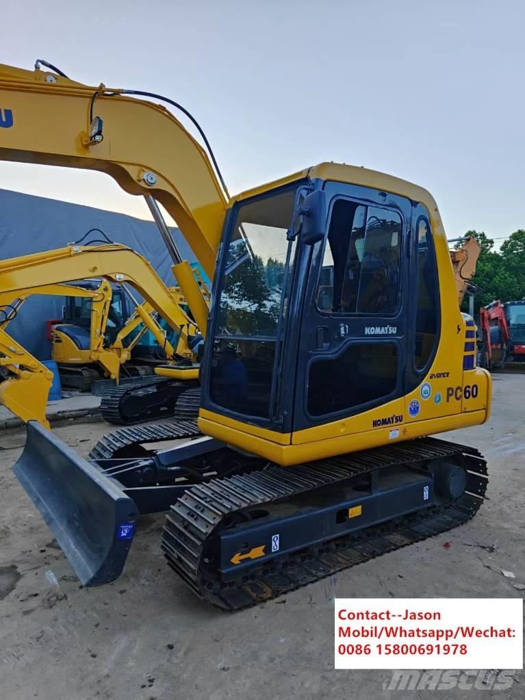 Komatsu PC 60 소형 굴삭기 7톤 미만