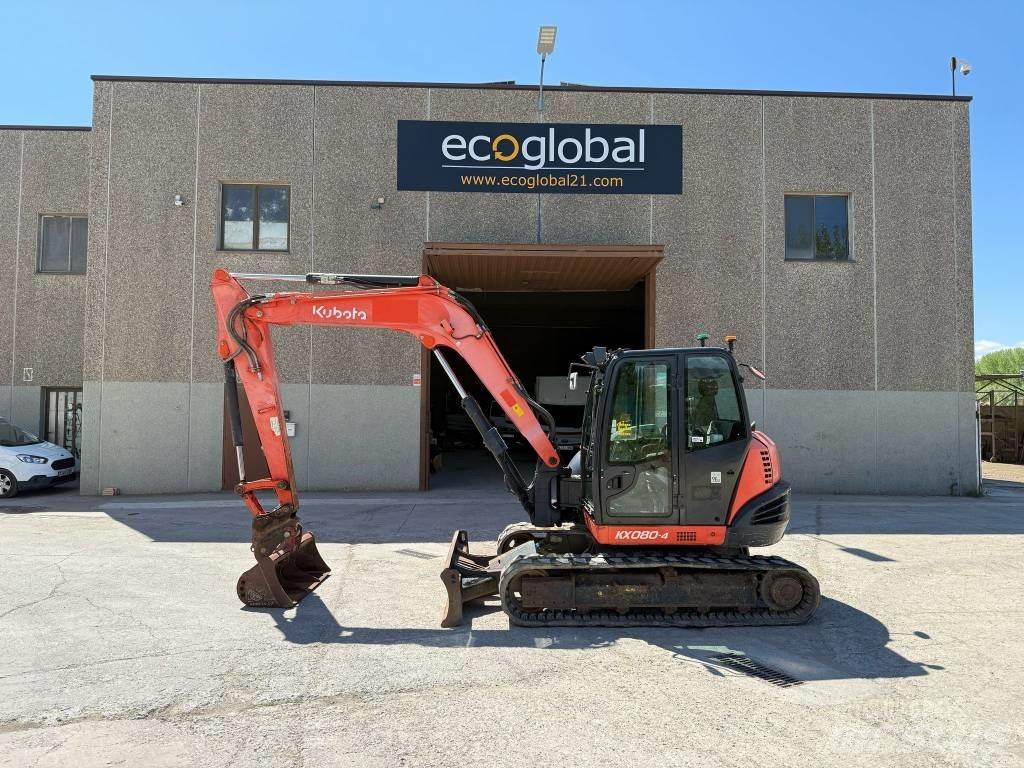 Kubota KX 080-4 중형굴삭기 7톤-28톤