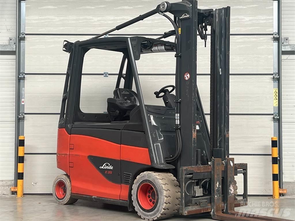 Linde E35HL-01 전동 지게차