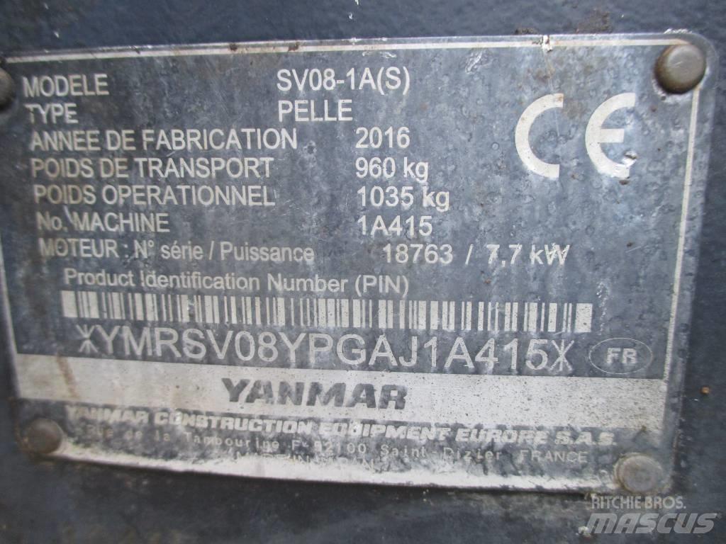 Yanmar SV 08-1 A 소형 굴삭기 7톤 미만