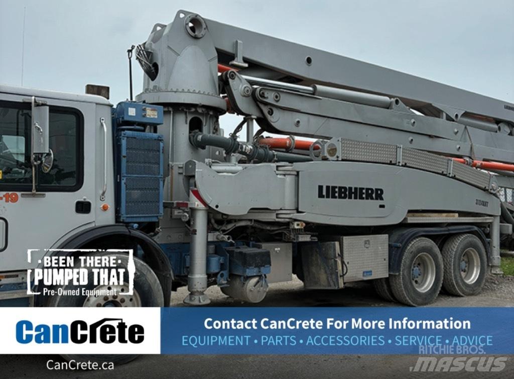 Liebherr 37Z4XXT 콘크리트 펌프카