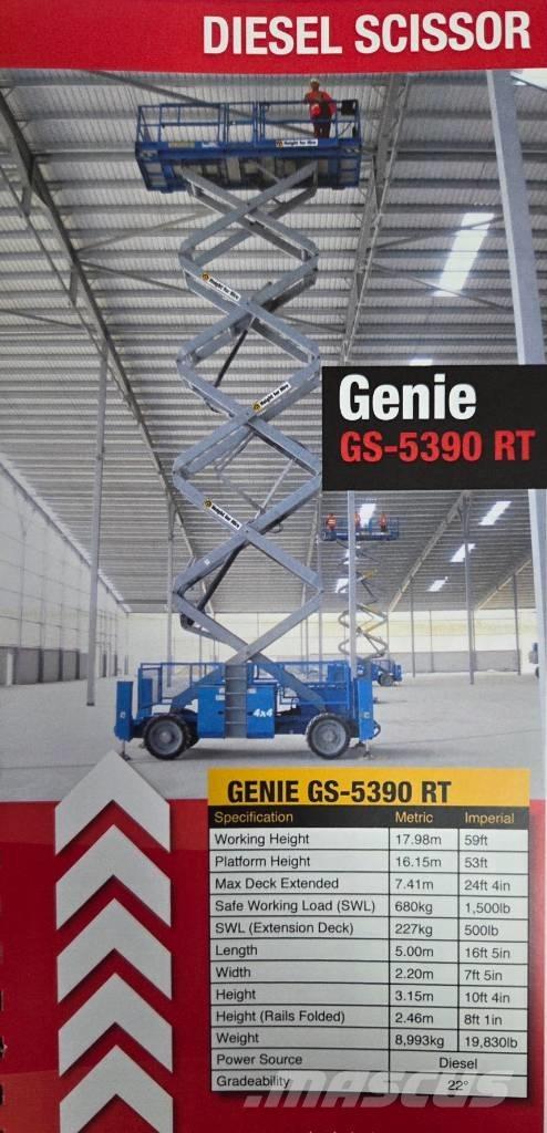 Genie GS 5390 RT 가위형 리프트