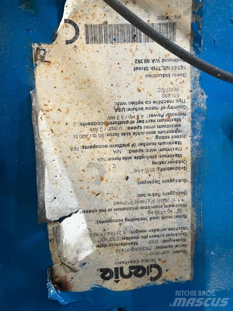 Genie GS 1930 가위형 리프트