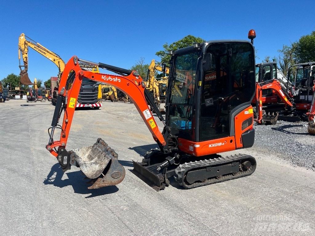 Kubota KX 018-4 소형 굴삭기 7톤 미만