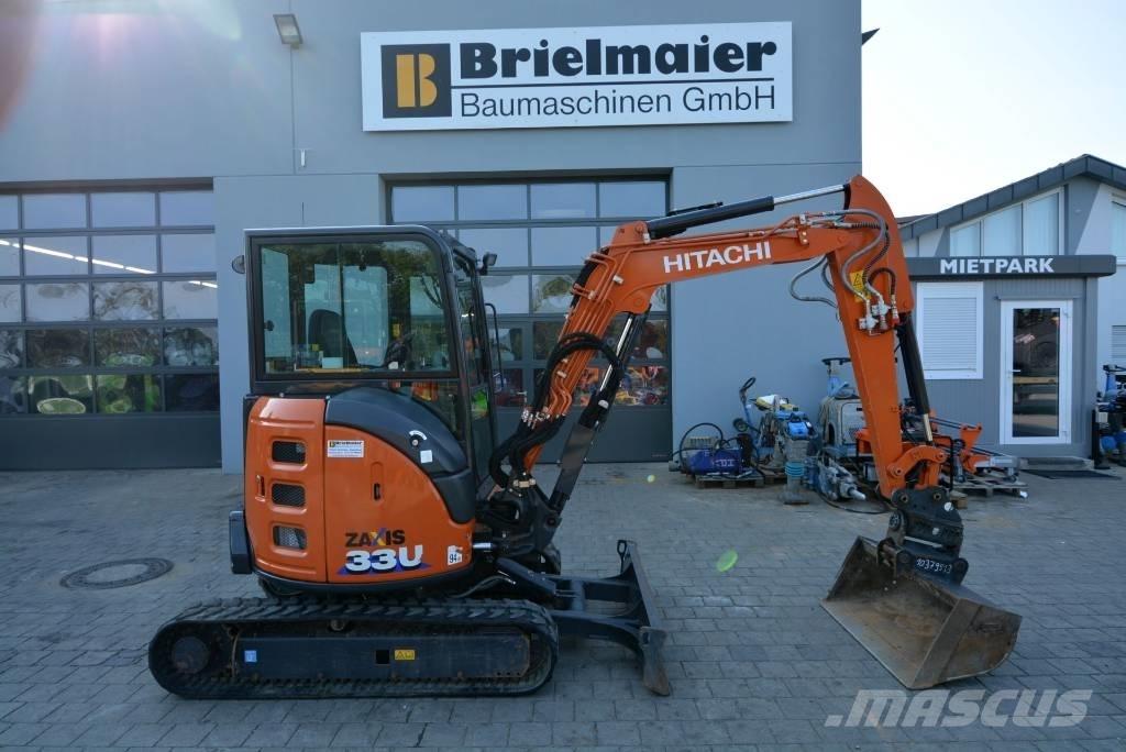 Hitachi ZX 33 U-6 소형 굴삭기 7톤 미만