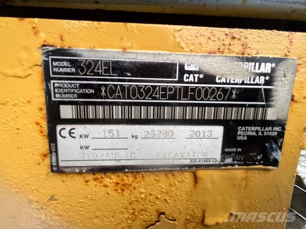 CAT 324 E 대형 굴삭기 29톤 이상