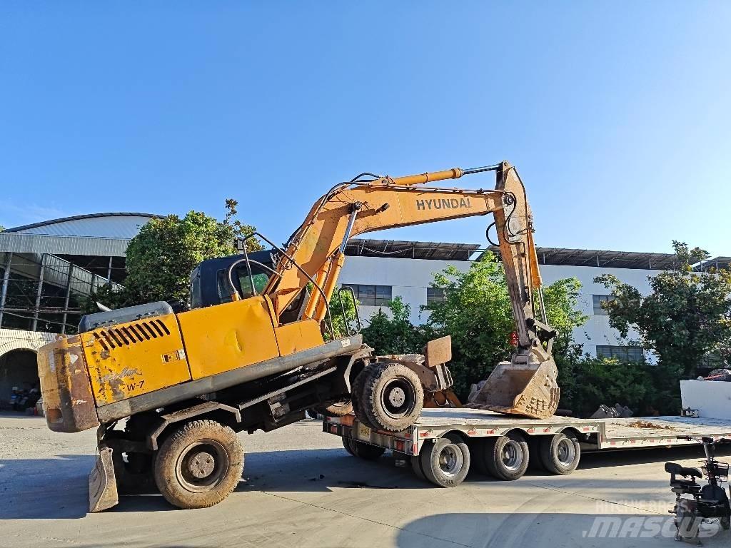 Hyundai Robex 210w-7  휠 굴삭기