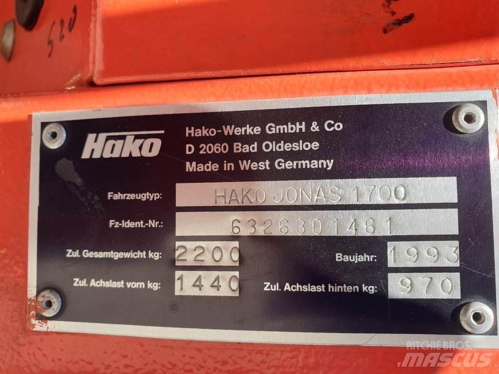 Hako Jonas 1700 도로 청소차