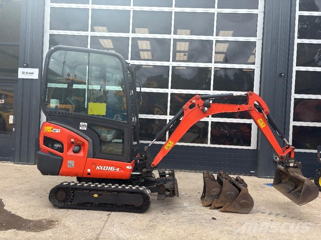 Kubota KX 016-4 소형 굴삭기 7톤 미만