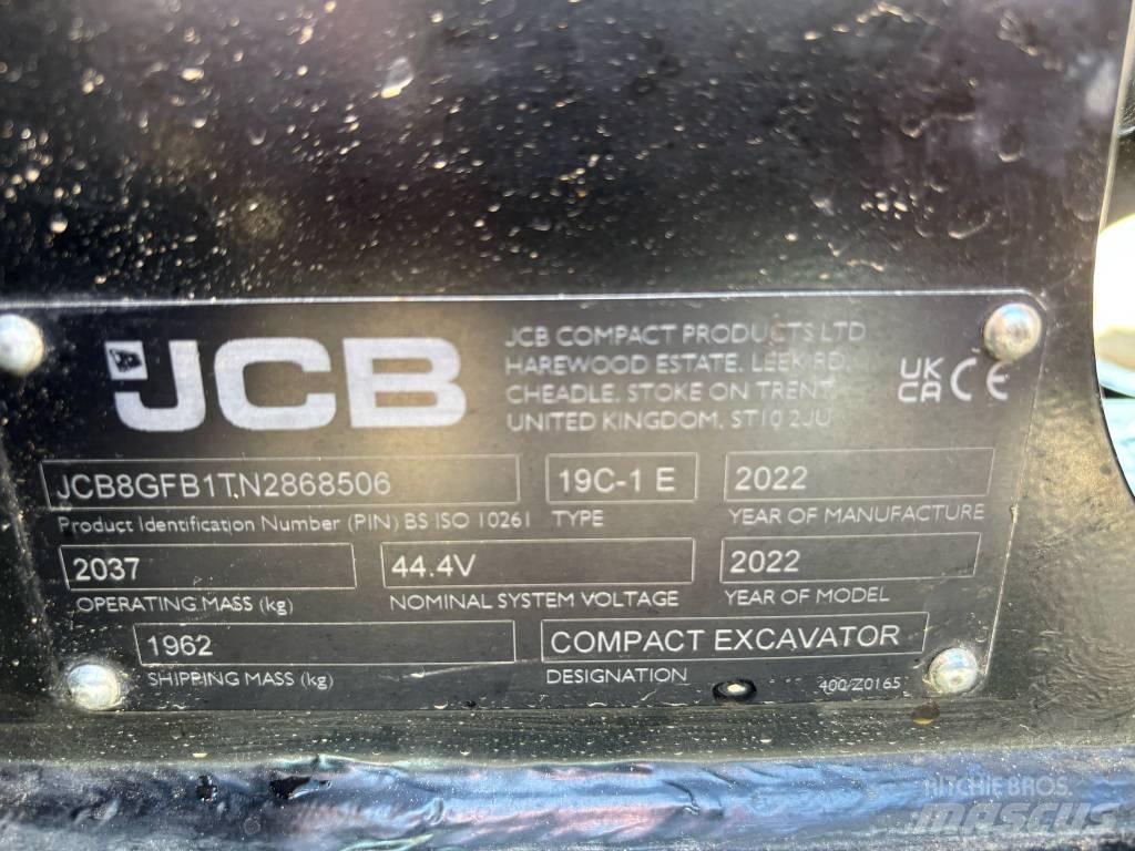 JCB 19 C-1 E 소형 굴삭기 7톤 미만