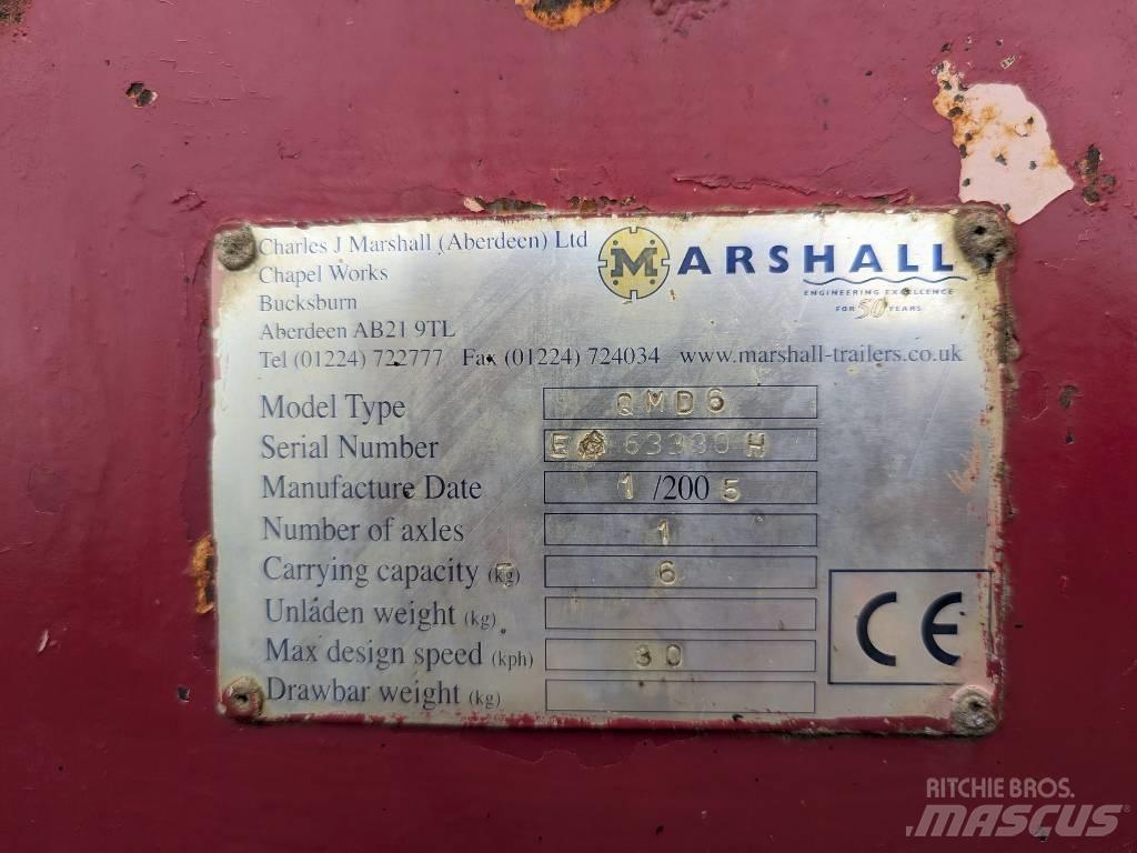Marshall QMD6 티퍼 트레일러