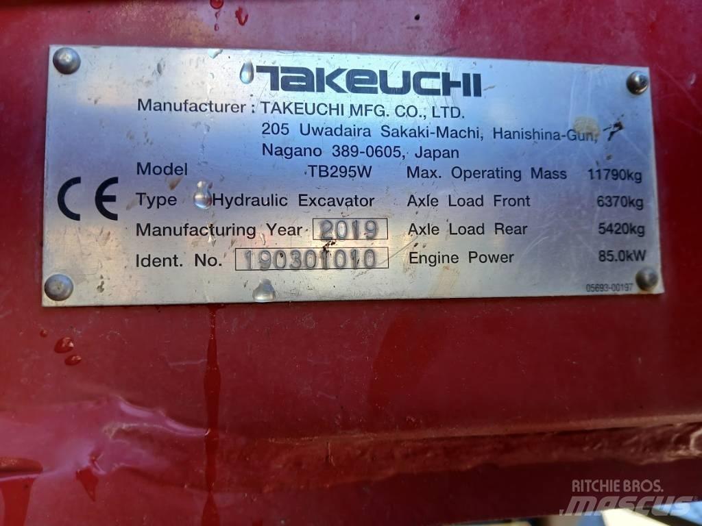 Takeuchi TB 295 W  휠 굴삭기