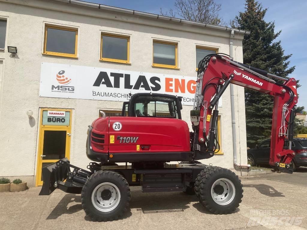 Yanmar B 110 W  휠 굴삭기