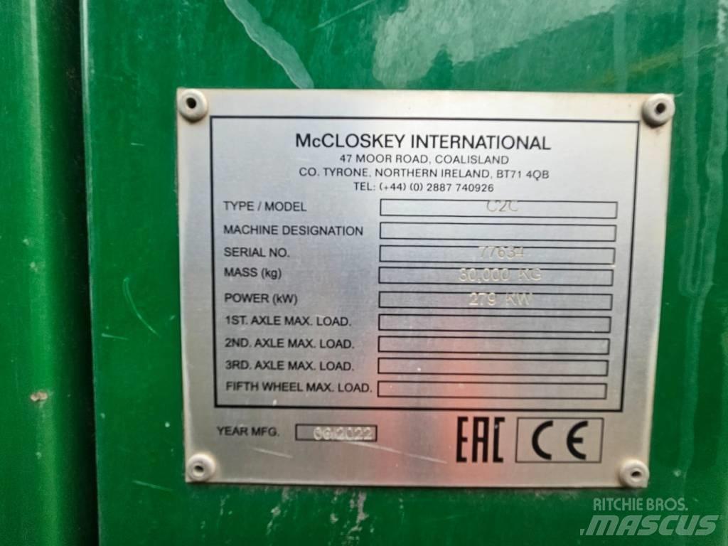 McCloskey C2C 이동식 분쇄기