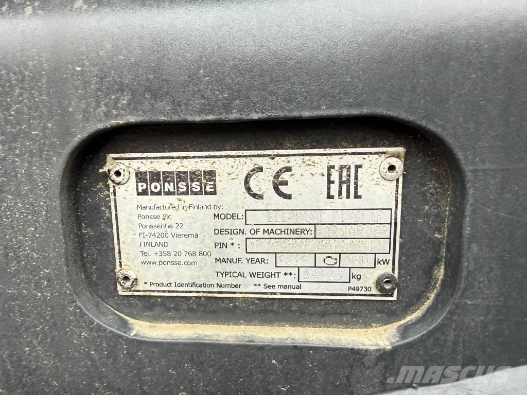 Ponsse Elephant King 원목 포워더