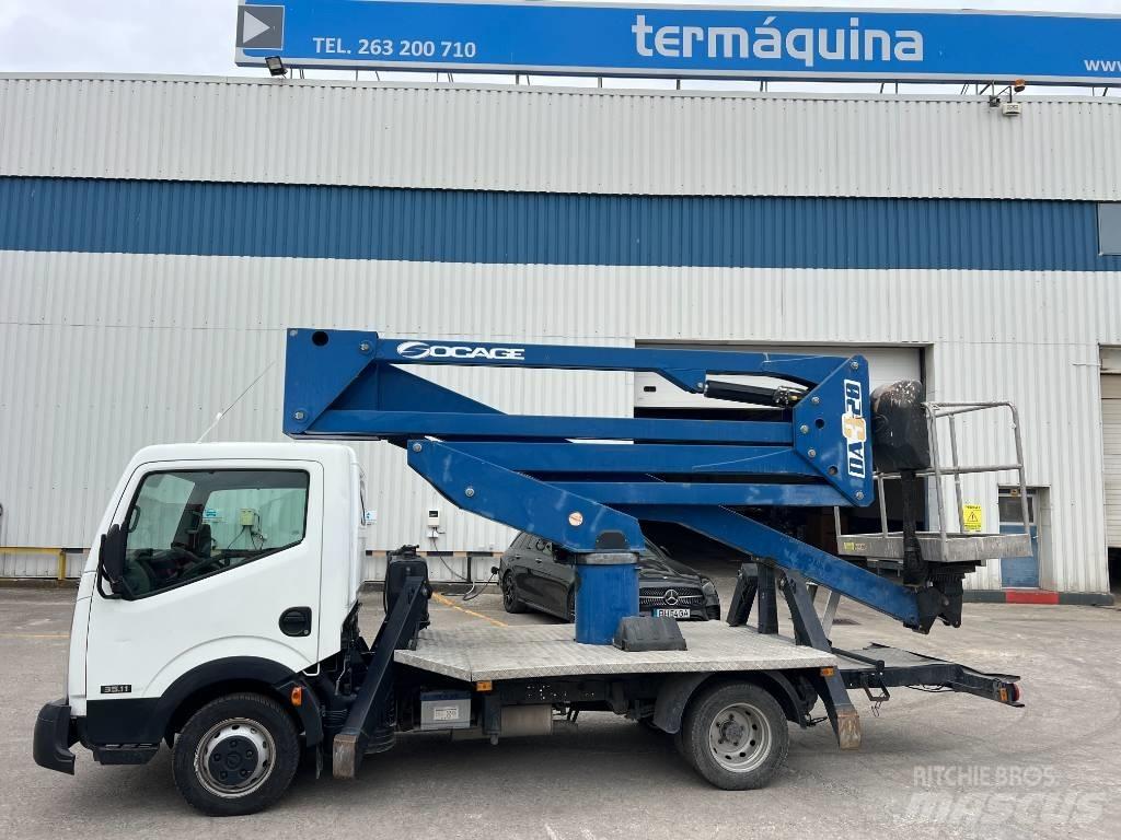 Nissan CABSTAR 35.11 트럭 탑재 고소작업대