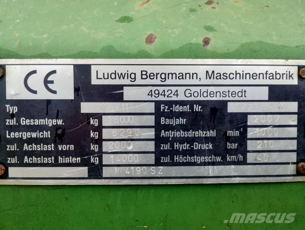 Bergmann M 4190 SZ 농기계 - 기타